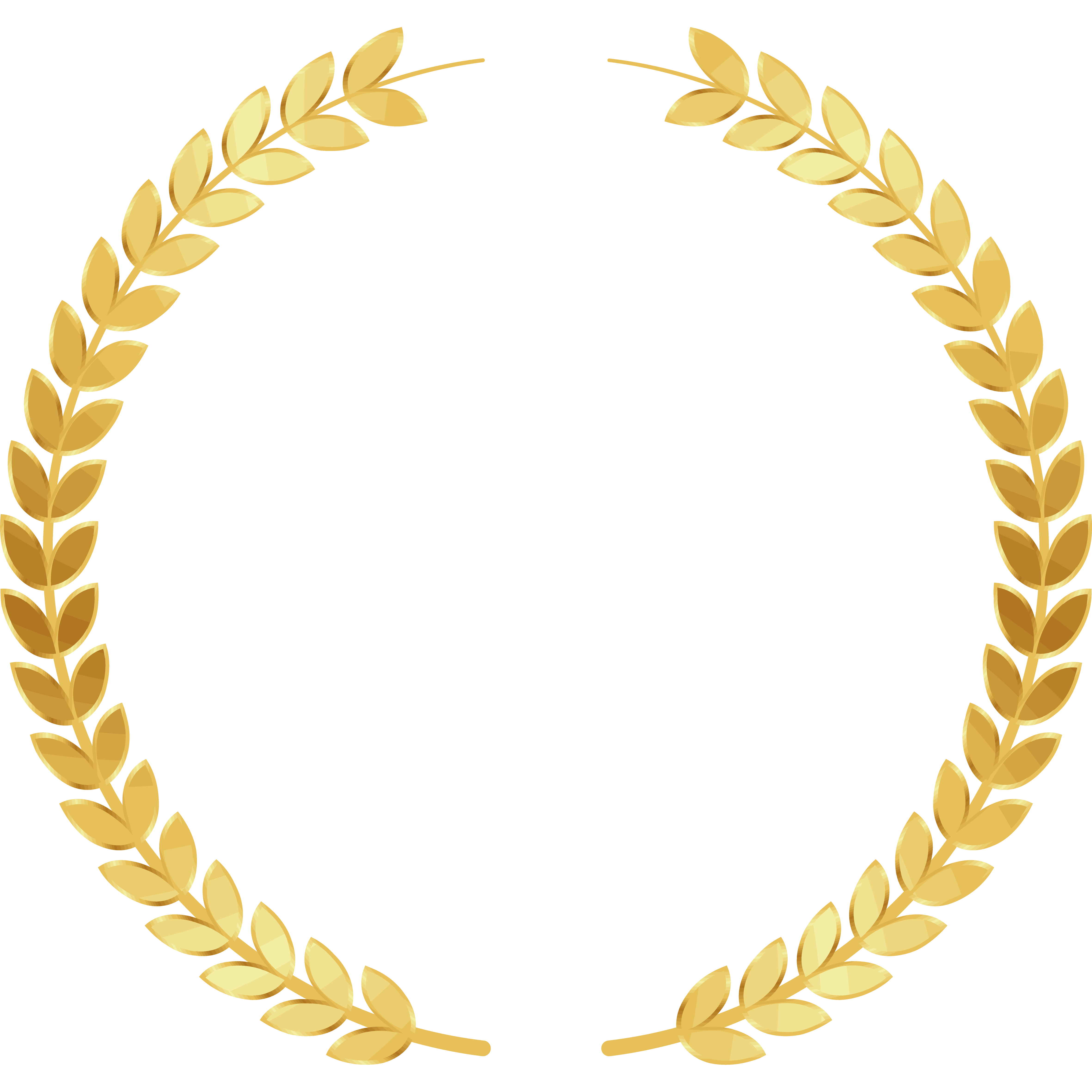 golden laurel wreath